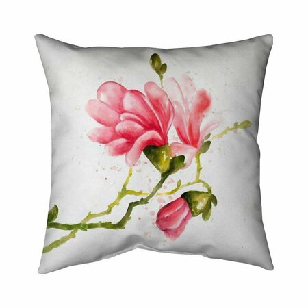 FONDO 20 x 20 in. Magnolia Flowers-Double Sided Print Indoor Pillow FO2792878